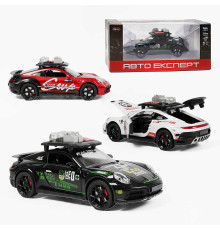 Машинка TX 30693 (48/2) "Авто Експерт", 3 види, металопластик, масштаб 1:22, світло, звук, інерція, відчиняються двері, багажник та капот, в коробці, ВИДАЄТЬСЯ МІКС