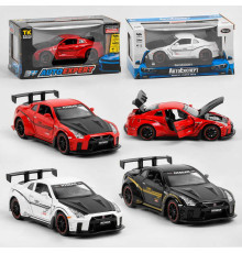 Машинка 700701 (72) "Авто Експерт", 3 кольори, металопластик, 1:32, світло, звук, інерція, відчиняються двері, багажник, капот, в коробці