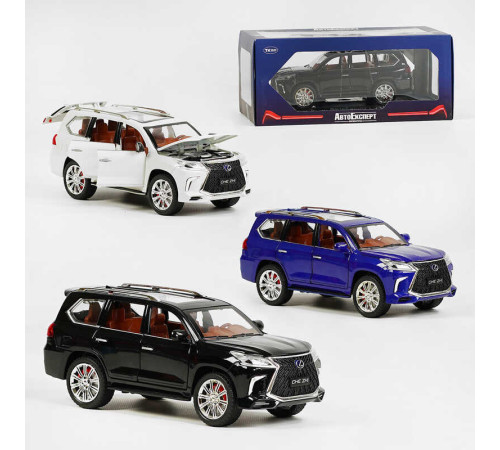 Машинка GT- 02063 (24/2) 3 види, "АвтоЕксперт", металопластик, 1:24, звук, світло, інерція, рухомі елементи, у коробці, ВИДАЄТЬСЯ МІКС ВИДІВ