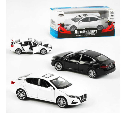 Машинка 47015 (96/2) "Авто Експерт", 2 види, металопластик, 1:32, звук, світло, інерція, рухомі елементи, в коробці