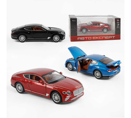 Машина TX 41120 (48/2) "Авто Експерт", 3 види, металопластик, масштаб 1:22, світло, звук, інерція, відчиняються двері, багажник та капот,в коробці, ВИДАЄТЬСЯ МІКС ВИДІВ