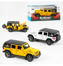 Джип 43560 (48/2) "Авто Експерт", 2 види, металопластик, 1:32, звук, світло, інерція, рухомі елементи, в коробці