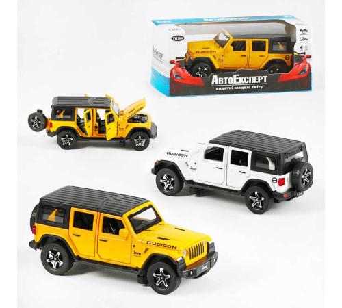 Джип 43560 (48/2) "Авто Експерт", 2 види, металопластик, 1:32, звук, світло, інерція, рухомі елементи, в коробці