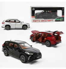 Машинка 1221-09 (24) "Авто Експерт", 3 кольори, металопластик, 1:24, звук, світло, інерція, відчиняються двері, в коробці, ВИДАЄТЬСЯ ТІЛЬКИ МІКС ВИДІВ
