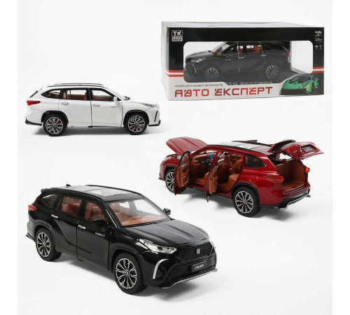 Машинка 1221-09 (24) "Авто Експерт", 3 кольори, металопластик, 1:24, звук, світло, інерція, відчиняються двері, в коробці, ВИДАЄТЬСЯ ТІЛЬКИ МІКС ВИДІВ