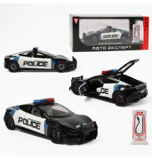 Машинка RS-17401 (24) "Авто Експерт", електромобіль, зарядна станція, металопластик, масштаб 1:24, звук, світло, інерція, відчиняються двері, в коробці