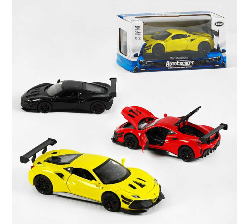 Машинка 36003 (48) "Авто Експерт", 3 кольори, металопластик, 1:32, звук, світло, інерція, рухомі елементи, в коробці, МІКС ВИДІВ