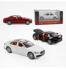 Машина TX 55070 (48/2) "Авто Експерт", 3 види, металопластик, масштаб 1:22, світло, звук, інерція, відчиняються двері, багажник, в коробці,МІКС