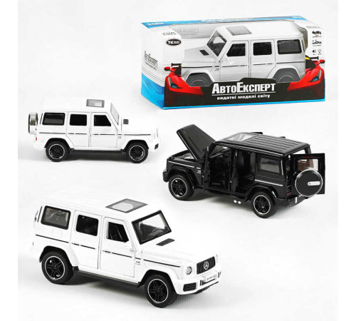 Джип 46455 (48/2) "Авто Експерт", 2 види, металопластик, 1:32, звук, світло, інерція, рухомі елементи, в коробці