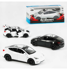 Машинка 39110 (48/2) "Авто Експерт", 2 види, металопластик, 1:32, звук, світло, інерція, рухомі елементи, в коробці