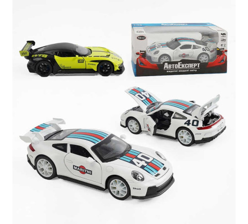 Машинка 10306 (48/2) "Авто Експерт" 2 види, металопластик, 1:32, звук, світло, інерція, рухомі елементи, в коробці