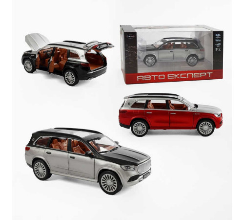 Джип RS-50479 (36/2) "Авто Експерт", 3 кольори, металопластик, масштаб 1:22, світло, звук, інерція, відчиняються двері, багажник та капот, в коробці, ВИДАЄТЬСЯ ТІЛЬКИ МІКС ВИДІВ