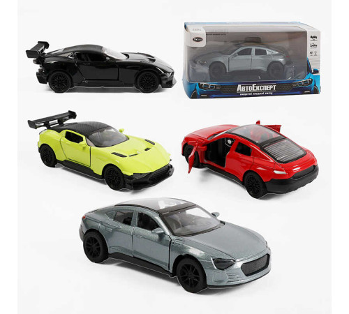 Машинка MG-82655 (120/2) "Авто Експерт", металопластик, масштаб 1:36, інерція, відчиняються двері, в коробці, ВИДАЄТЬСЯ ТІЛЬКИ МІКС ВИДІВ