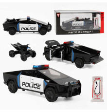 Машинка RS-36124 (24) "Авто Експерт", електромобіль, зарядна станція, металопластик, масштаб 1:24, звук, світло, інерція, відчиняються двері, в коробці