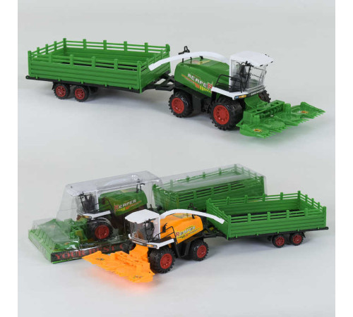 Комбайн інерційний 0488-103 (36/2) 2 види, з причепом, в слюді