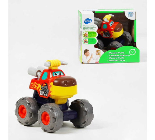 Машинка 3151 A (24/2) "Hola", "Бичок", інерція, відкриває рота, в коробці Машинка 3151 A (24/2) "Hola", "Бичок", інерція, відкриває рота, в коробці