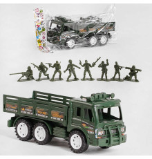 Машина DB 968 A-2 (240/2) "Військова техніка", солдатики, інерція, в пакеті