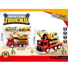 Набір спецтехніки 928 В21 (120/2) 2 види техніки, інерція, тріскачка, у пакеті