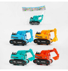 Екскаватор 8815 (420/2) 4 кольори, рухливі елементи, інерційний механізм, у пакеті