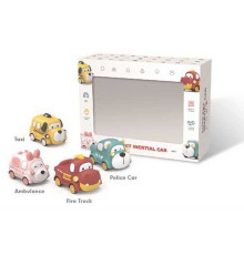 Набір машин MD 2125 (30) 4 штуки, інерція, в коробці