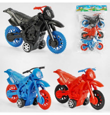 Набір мотоциклів 877-21 (600/2) 3шт, інерційний механізм, у пакеті