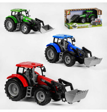 Трактор 550-2 J (36) 3 кольори, інерція, у коробці, ВИДАЄТЬСЯ ТІЛЬКИ МІКС ВИДІВ