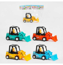 Трактор 8808 (360/2) 4 кольори, інерційний механізм, у пакеті