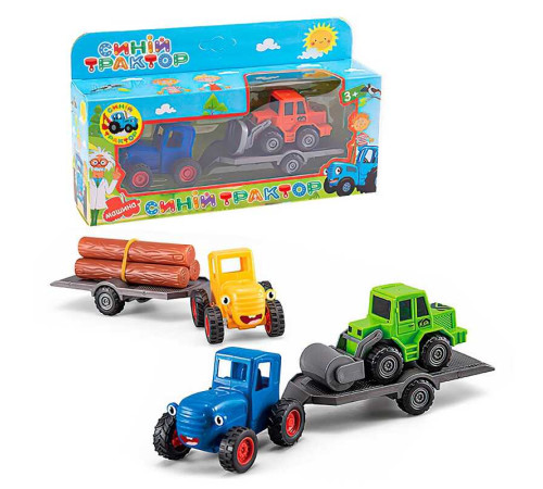 Трактор 156189 (108/2) герой, причеп, екскаватор, інерція, в коробці