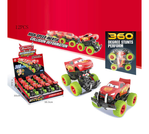 Набір машин 821 (24/2) ЦІНА ЗА 12 ШТУК В БЛОЦІ, герой, інерція, трансформується при зіткненні, гумові шини, в коробці – в наличии! Купите сейчас у KAZKOVA