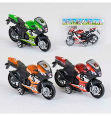 Мотоцикл 607 (360/2) 3 види, інерція, в пакеті, ВИДАЄТЬСЯ ТІЛЬКИ МІКС ВИДІВ