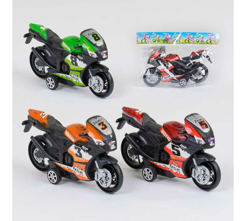 Мотоцикл 607 (360/2) 3 види, інерція, в пакеті, ВИДАЄТЬСЯ ТІЛЬКИ МІКС ВИДІВ – в наличии! Купите сейчас у KAZKOVA