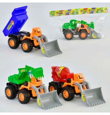 Машинка спецтехніка 737 (240/2) інерційна, 3 види, 1шт у пакеті, ВИДАЄТЬСЯ ТІЛЬКИ МІКС ВИДІВ