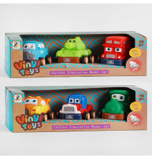 Набір машин JZD - 086 (36/2) 2 види, інерція, в коробці