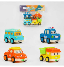 Набір машин 7756 S-22A (72/2) 4 шт, інерція, в пакеті