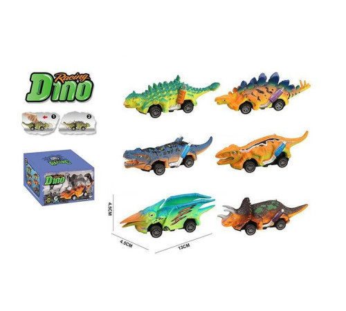 Машина-динозавр KZ 958-1211 D (72) в коробці, ВИДАЄТЬСЯ ТІЛЬКИ МІКС ВИДІВ