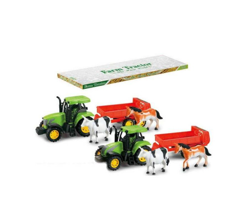 Трактор з причіпом 1601-4 B (60/2) 2 види, в слюді