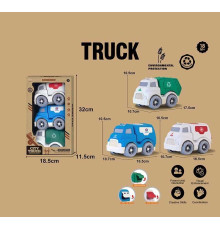 Набір машин 904-3 (36/2) 3 штуки в коробці