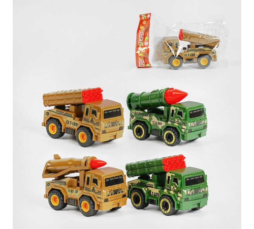Машинка військова 399-461 (360/2) 4 види, інерція, в пакеті – в наличии! Купите сейчас у KAZKOVA