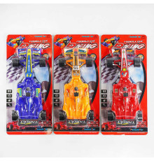 Машинка BY-F 1 (96/2) 3 види, інерція, на листі, ВИДАЄТЬСЯ ТІЛЬКИ МІКС ВИДІВ