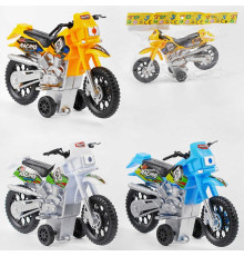 Мотоцикл 669-10 (360/2) 3 види, інерція, 17 см, в пакеті