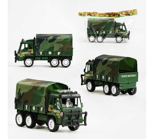 Машина 089-2 (90/2) військова вантажівка, інерція, тент, у пакеті – в наличии! Купите сейчас у KAZKOVA