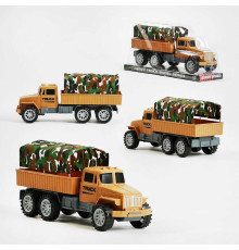 Машинка 601 (96/2) військова вантажівка, інерція, тент, у слюді