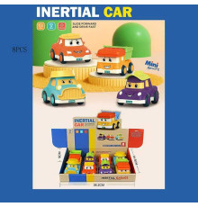 Набір машин BJ 643 A-1 (24/2) інерція, кумедні обличчя, ЦІНА ЗА 8 ШТУК У БЛОЦІ, в коробці