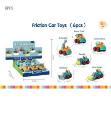 Спецтехніка 6670 (24) ЦІНА ЗА 6 ШТУК У БЛОЦІ, інерція, рухомі елементи, в коробці