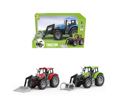 Трактор 550-3 J (36) 2 кольори, інерція, рухомі елементи, в коробці – в наличии! Купите сейчас у KAZKOVA