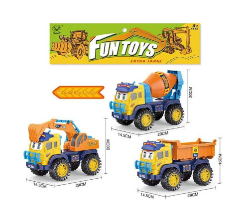 Спецтехніка 8304 (72/2) 3 види, ВИДАЄТЬСЯ ТІЛЬКИ МІКС ВИДІВ – в наличии! Купите сейчас у KAZKOVA