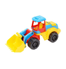 гр Трактор 6894 (6) "Technok Toys" інерція, рухливе навісне обладнання, регулювання коліс, в сітці
