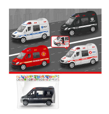 Машинка JW 567-019 (360/2) "Спецтехніка", 4 види, інерція, в пакеті, ВИДАЄТЬСЯ ТІЛЬКИ МІКС ВИДІВ