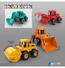 Спецтехніка 8839 (300) 4 види, інерційний механізм, рухливі елементи, у пакеті