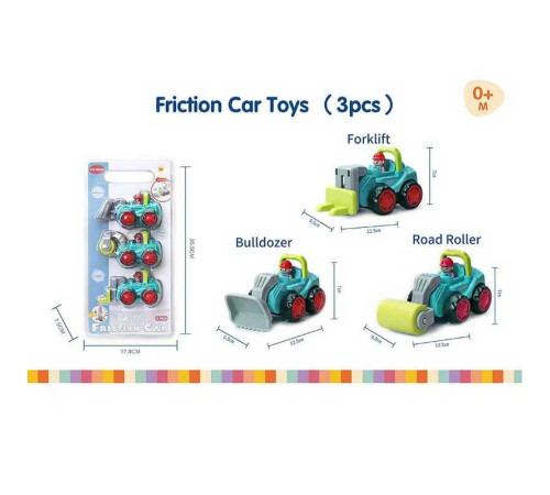 Спецтехніка 6671 (36) 3 штуки, інерція, рухомі елементи, у слюді